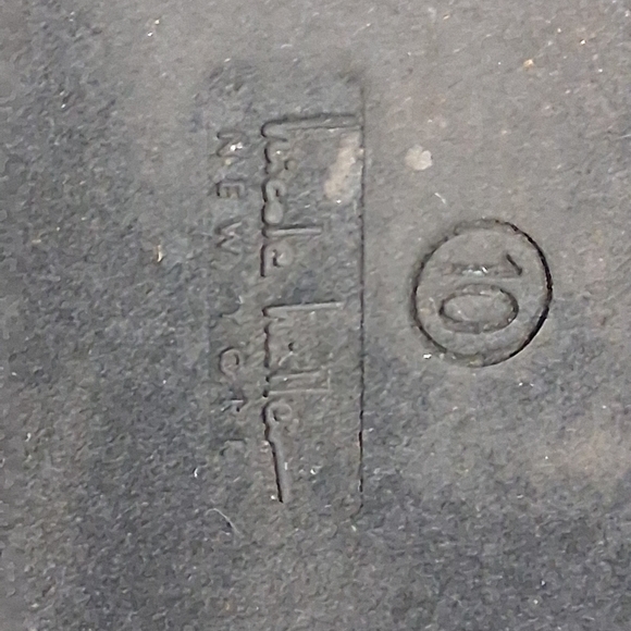 Nicole Miller Blue and White Slide Sandals - Picture 7 of 7